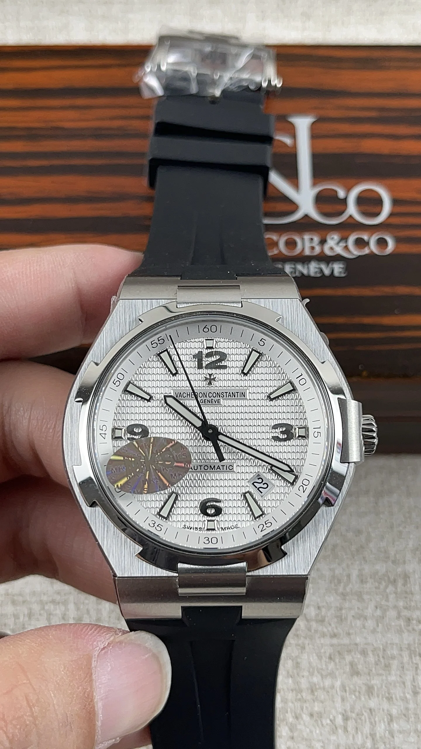 Vacheron Constantin Overseas — photographed off the sweep