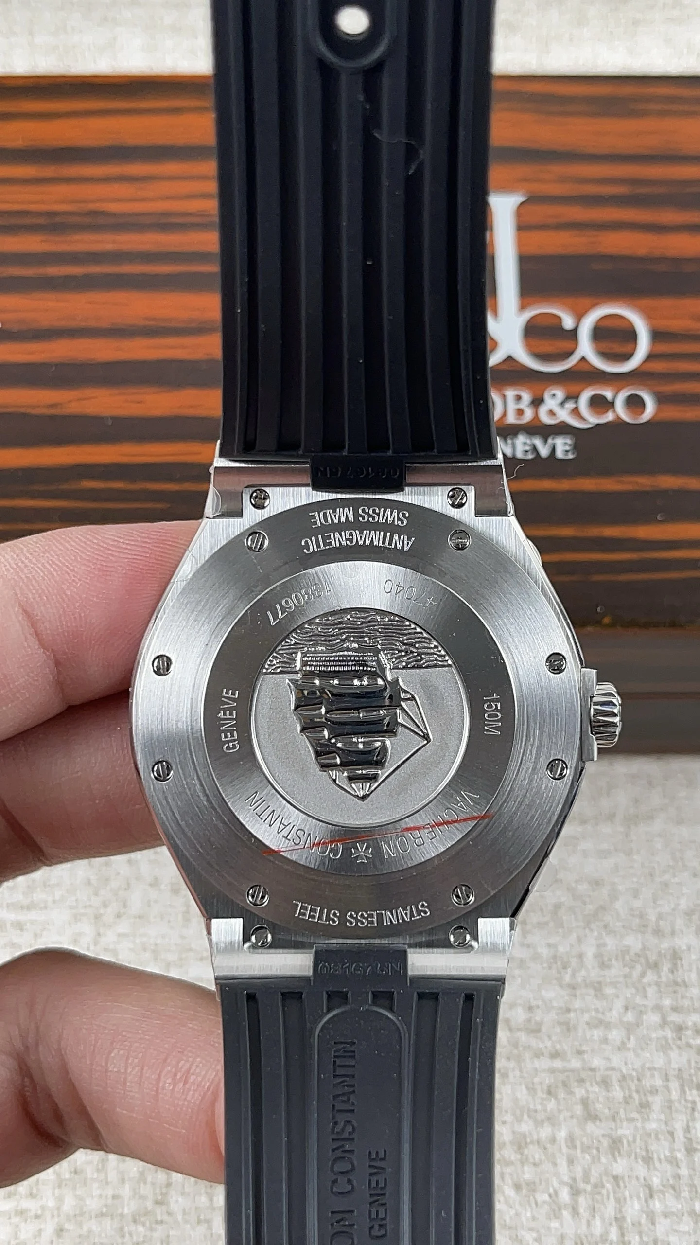 Vacheron Constantin Overseas — photographed off the sweep