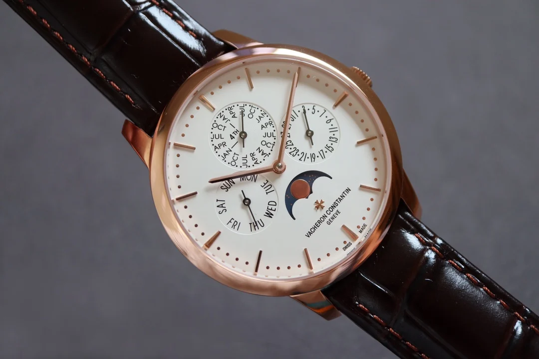 Vacheron Constantin Patrimony Perpetual Calendar — photographed off the sweep