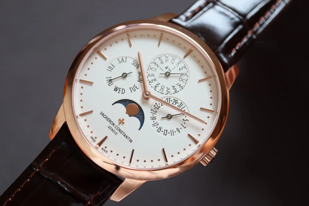 Vacheron Constantin Patrimony Perpetual Calendar — photographed off the sweep