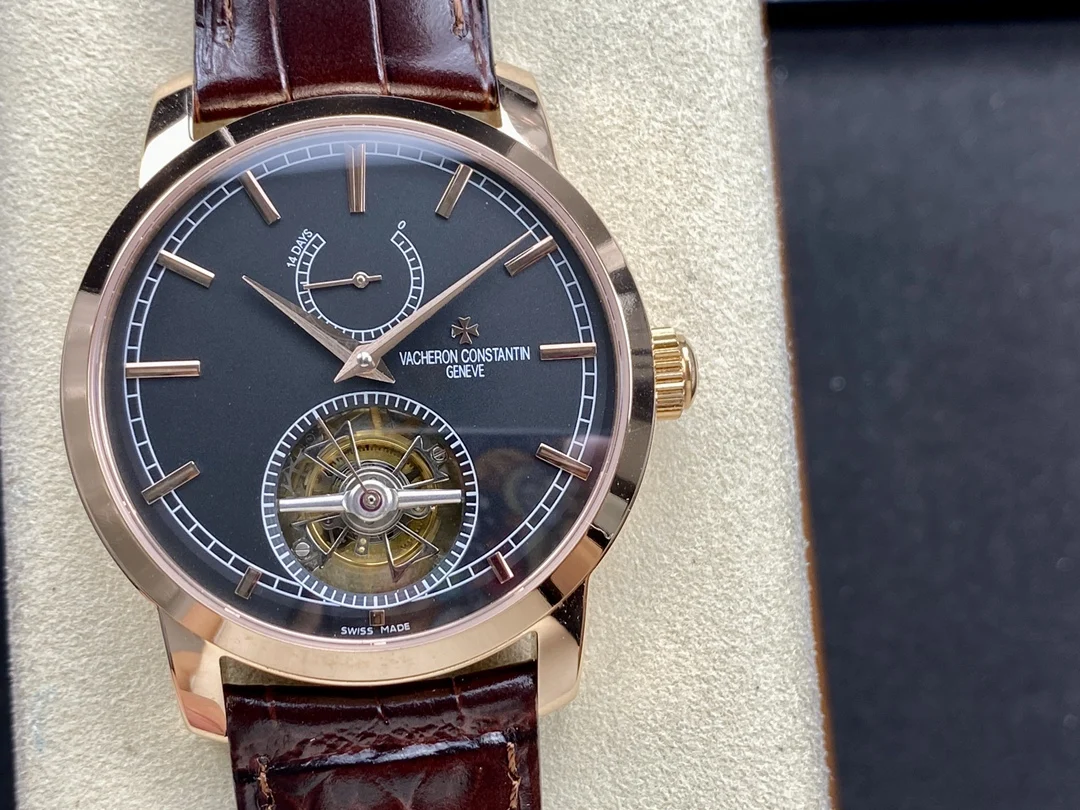 Vacheron Constantin Patrimony Tourbillon Rose Gold Silver Dial 42mm β photographed off the sweep