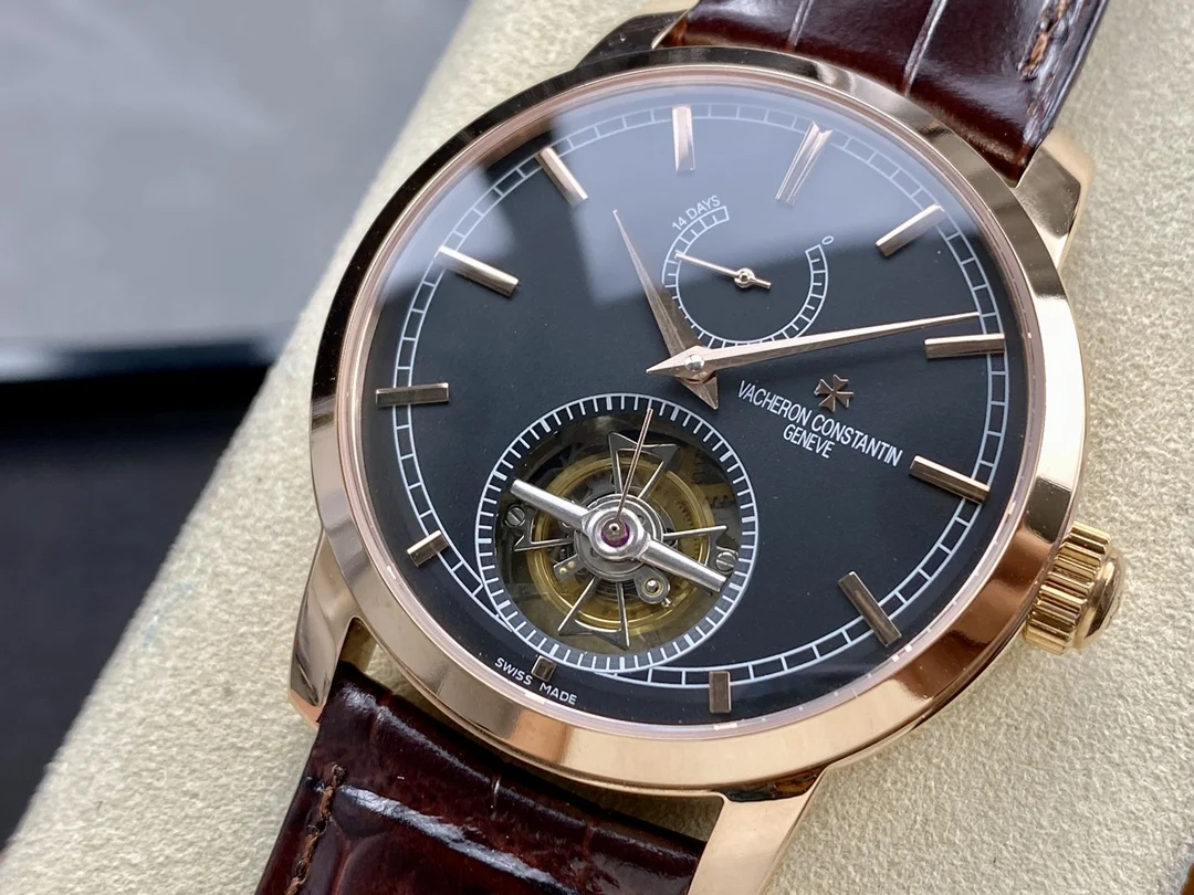Vacheron Constantin Patrimony Tourbillon Rose Gold Silver Dial 42mm β photographed off the sweep