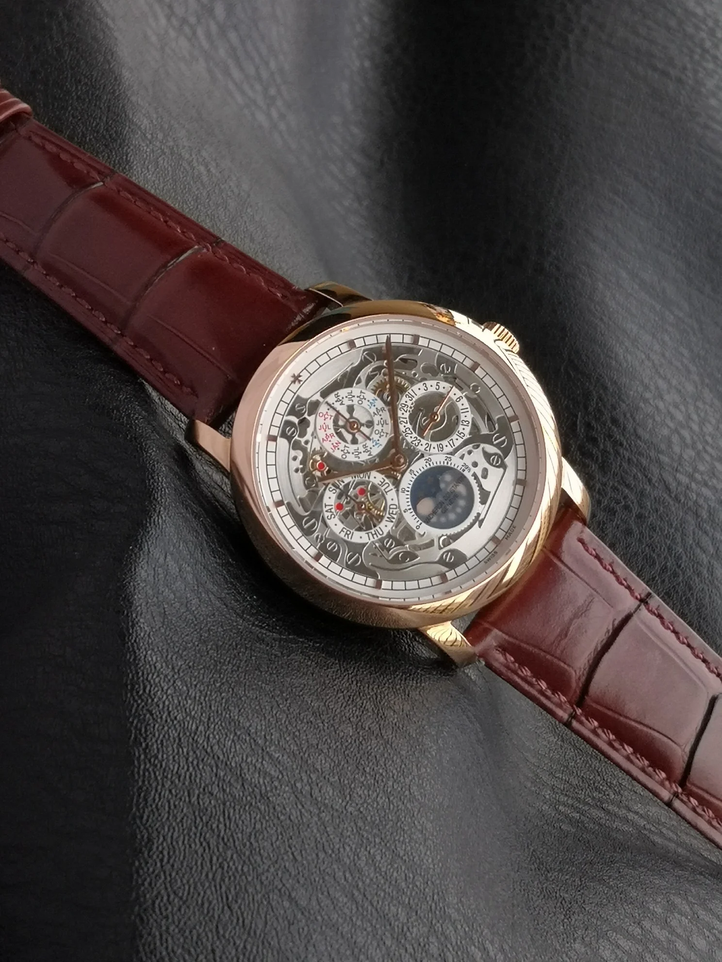 Vacheron Constantin Perpetual Calendar 41mm — photographed off the sweep