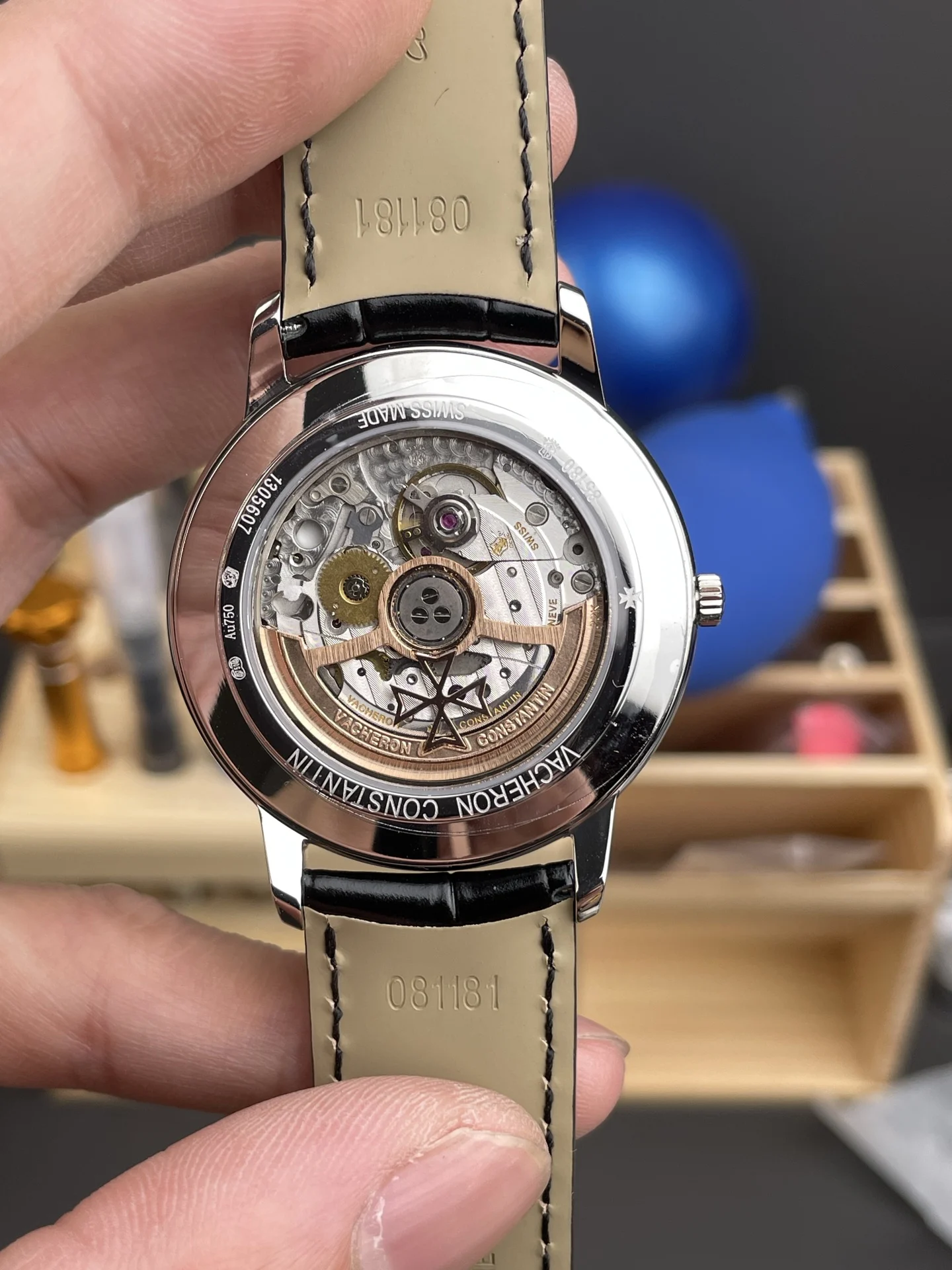 Vacheron Constantin Platinum 40mm — photographed off the sweep