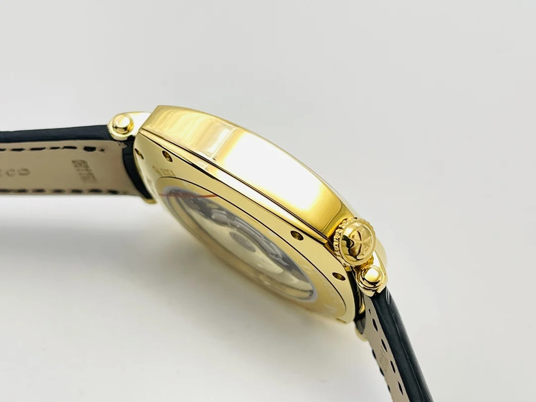 Vacheron Constantin Rose Gold Black Dial — photographed off the sweep