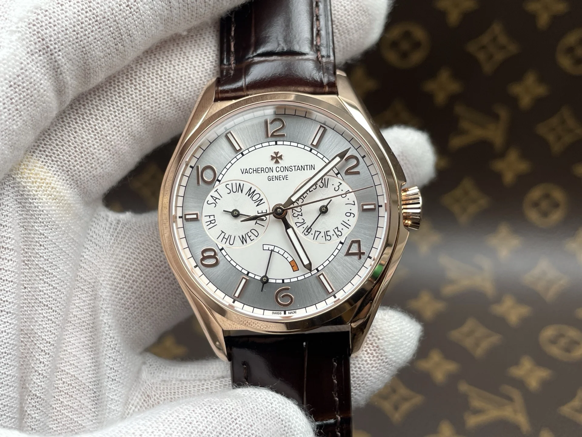 Vacheron Constantin Rose Gold — photographed off the sweep