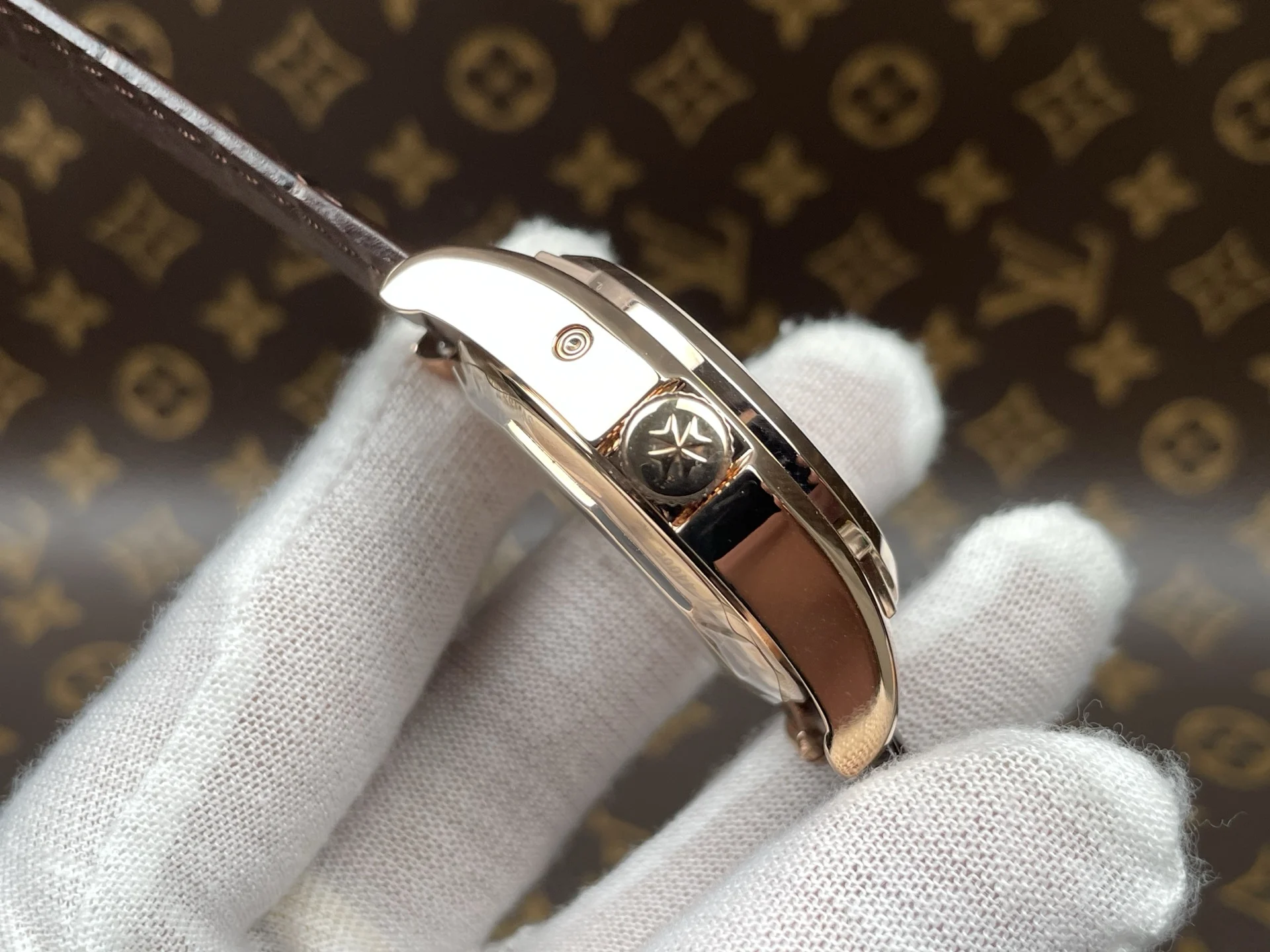 Vacheron Constantin Rose Gold — photographed off the sweep