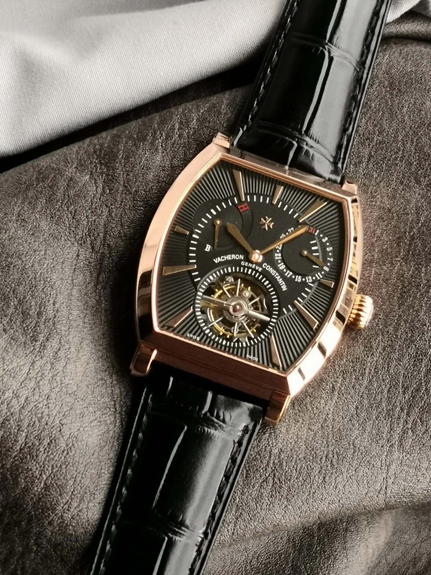 Vacheron Constantin Tourbillon Platinum — photographed off the sweep