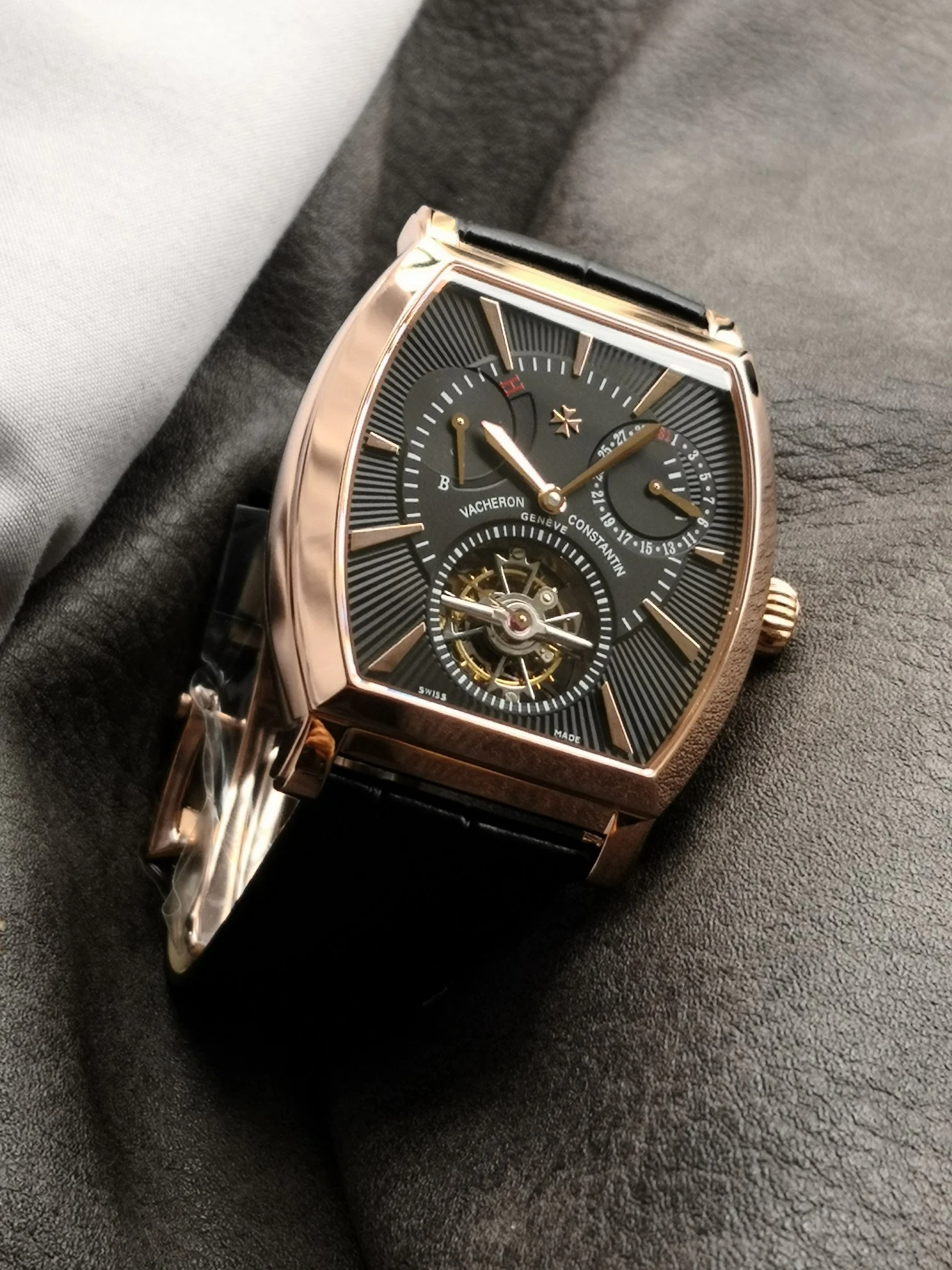 Vacheron Constantin Tourbillon Platinum — photographed off the sweep