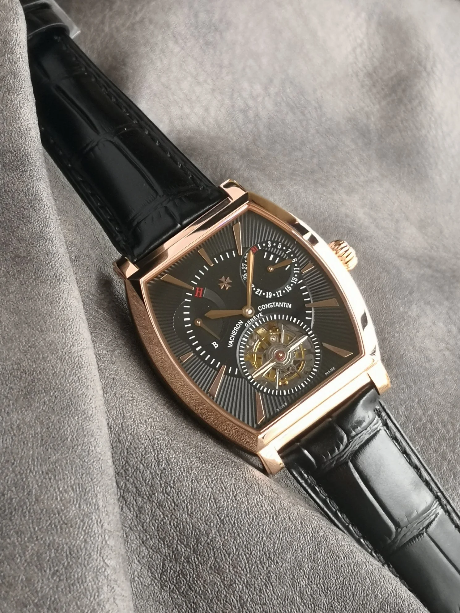 Vacheron Constantin Tourbillon Platinum — photographed off the sweep
