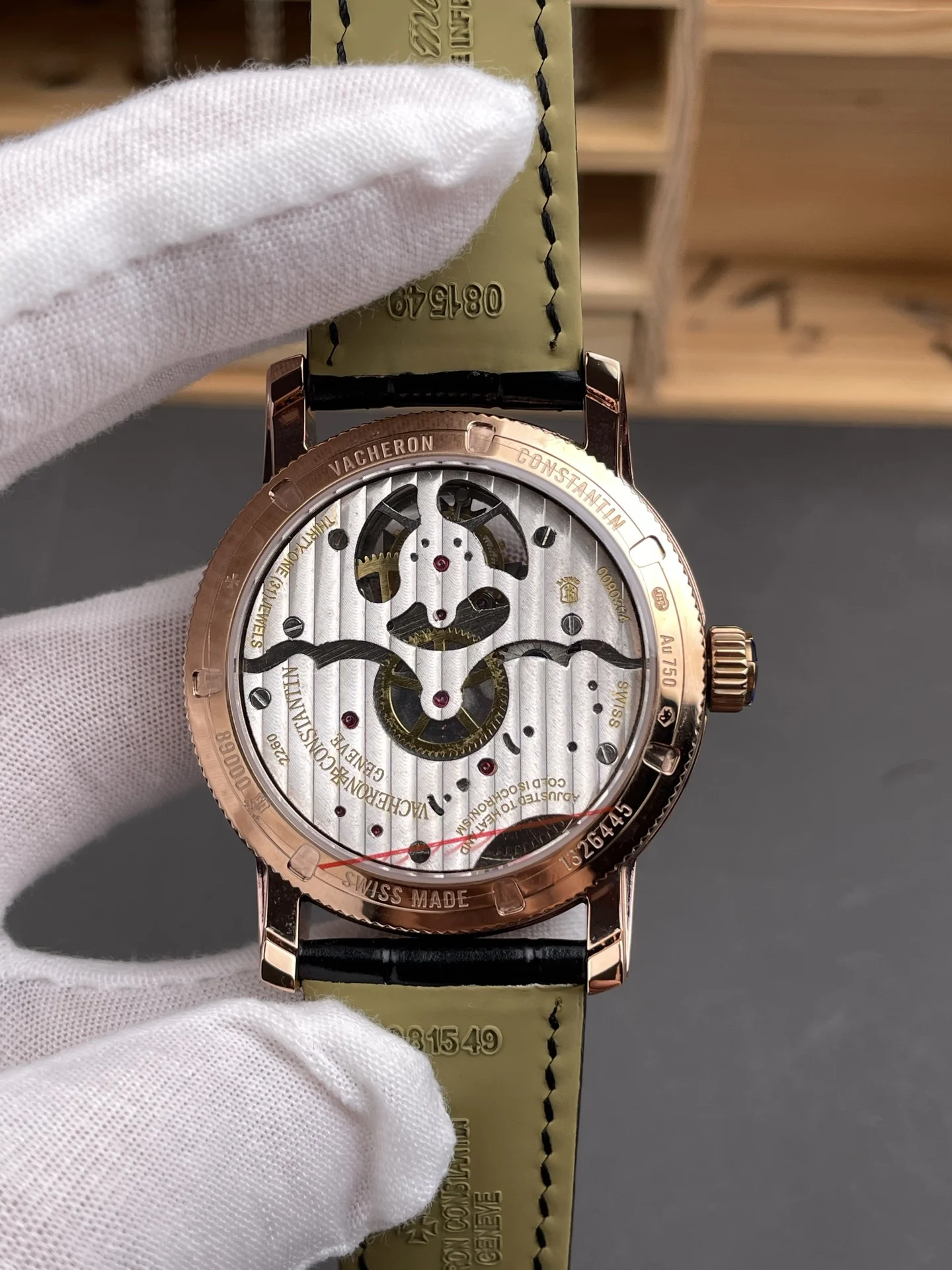 Vacheron Constantin Tourbillon Rose Gold — photographed off the sweep