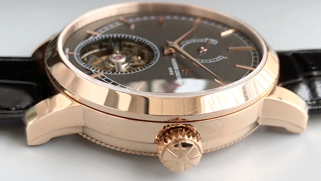 Vacheron Constantin Tourbillon Steel — photographed off the sweep