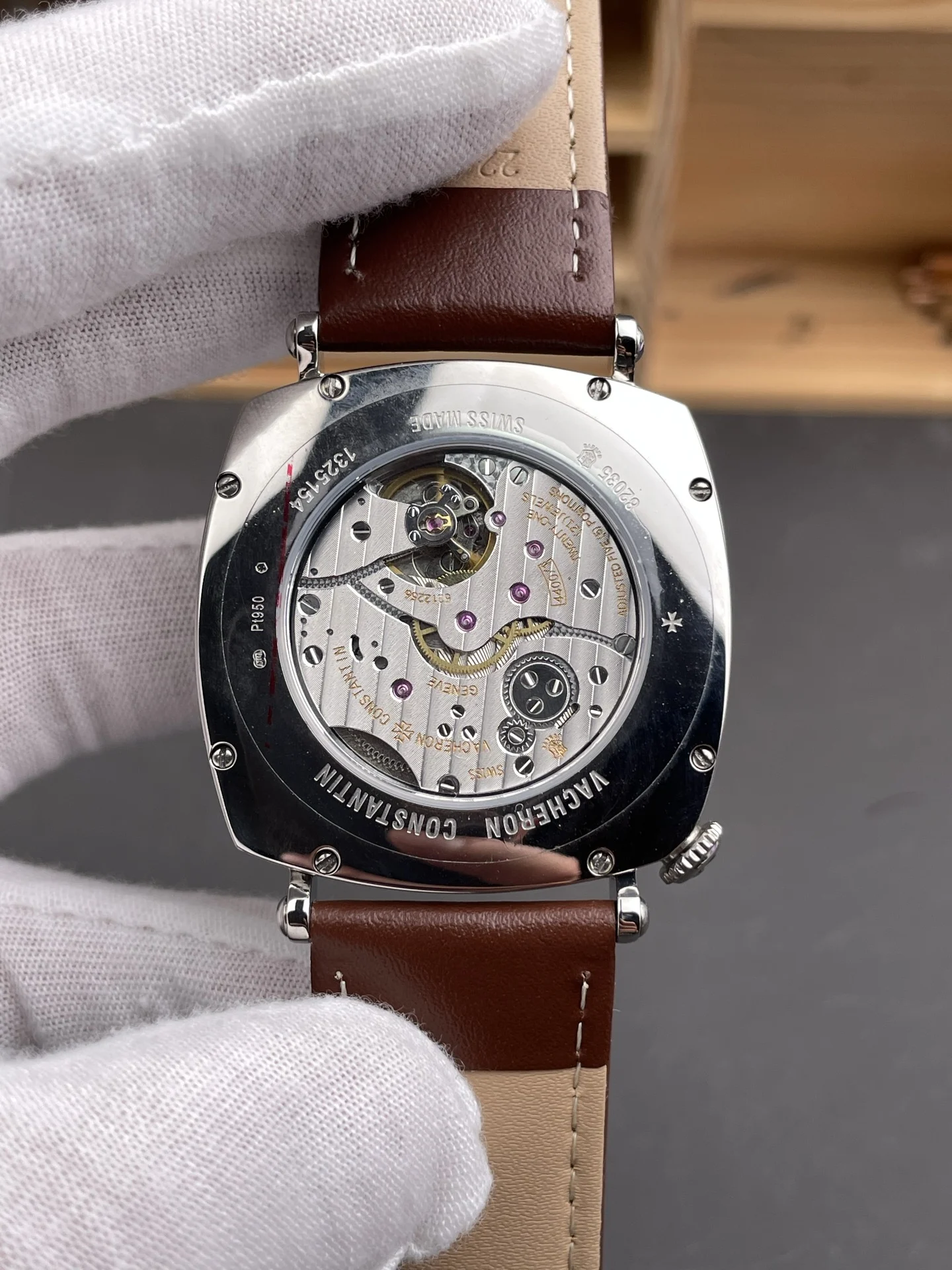 Vacheron Constantin White Dial — photographed off the sweep