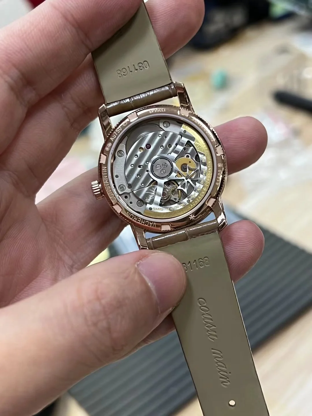 Vc Vacheron Constantin Heritage Ladies' Watch — photographed off the sweep
