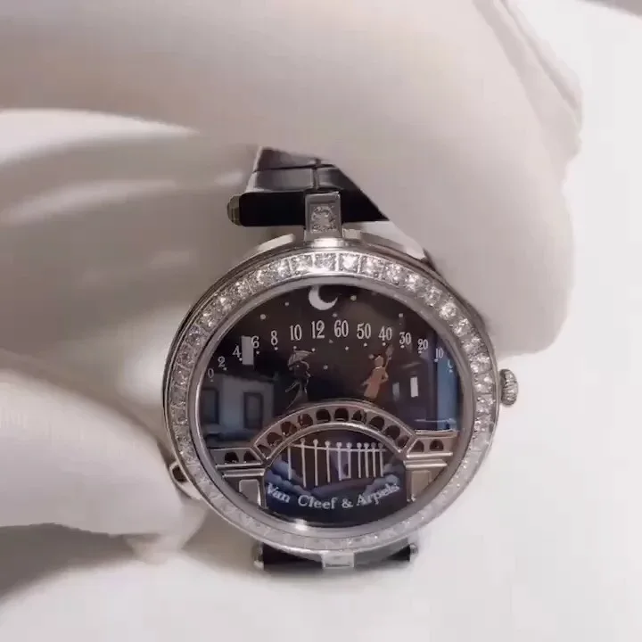 VCA Van Cleef & Arpels Lovers' Bridge Kissing Watch Latest