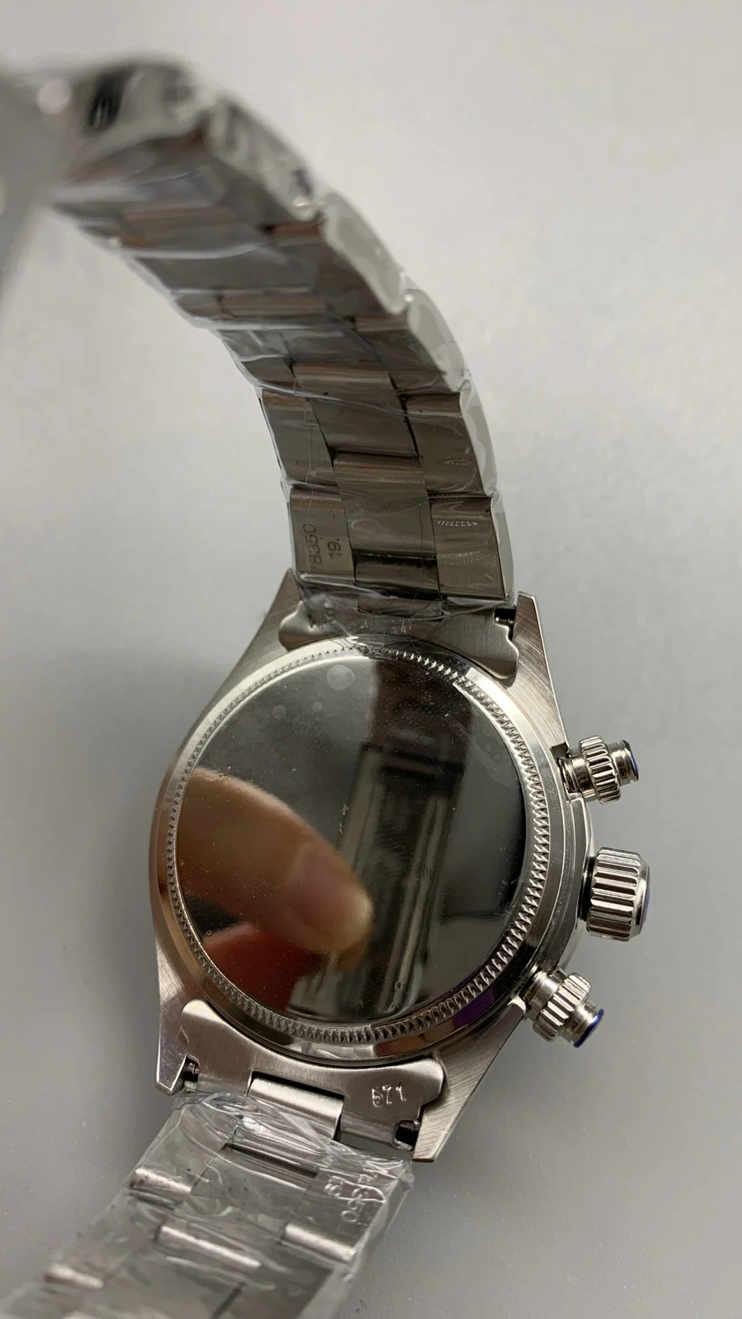 Vintage Daytona, Cartier dial — photographed off the sweep