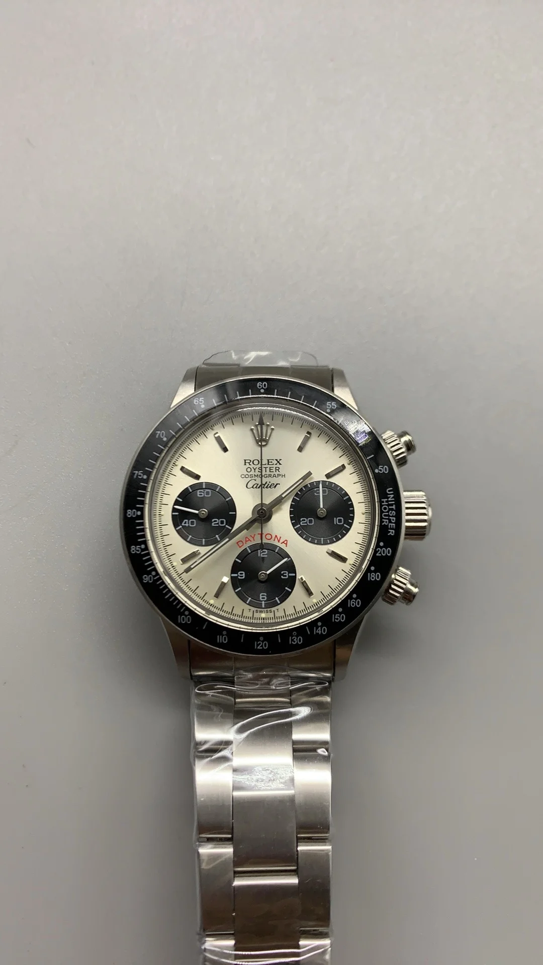 vintage Daytona, Cartier printing, manual wind