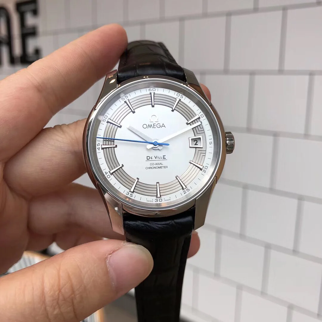 VS New Product: 41mm Alligator Leather Sapphire Crystal Glass — photographed off the sweep