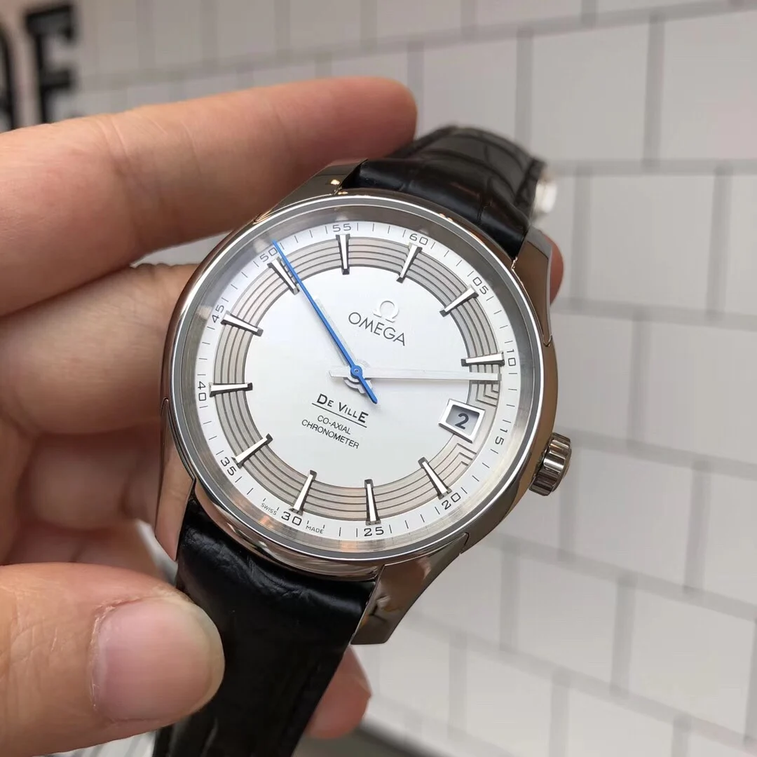 VS New Product: 41mm Alligator Leather Sapphire Crystal Glass — photographed off the sweep