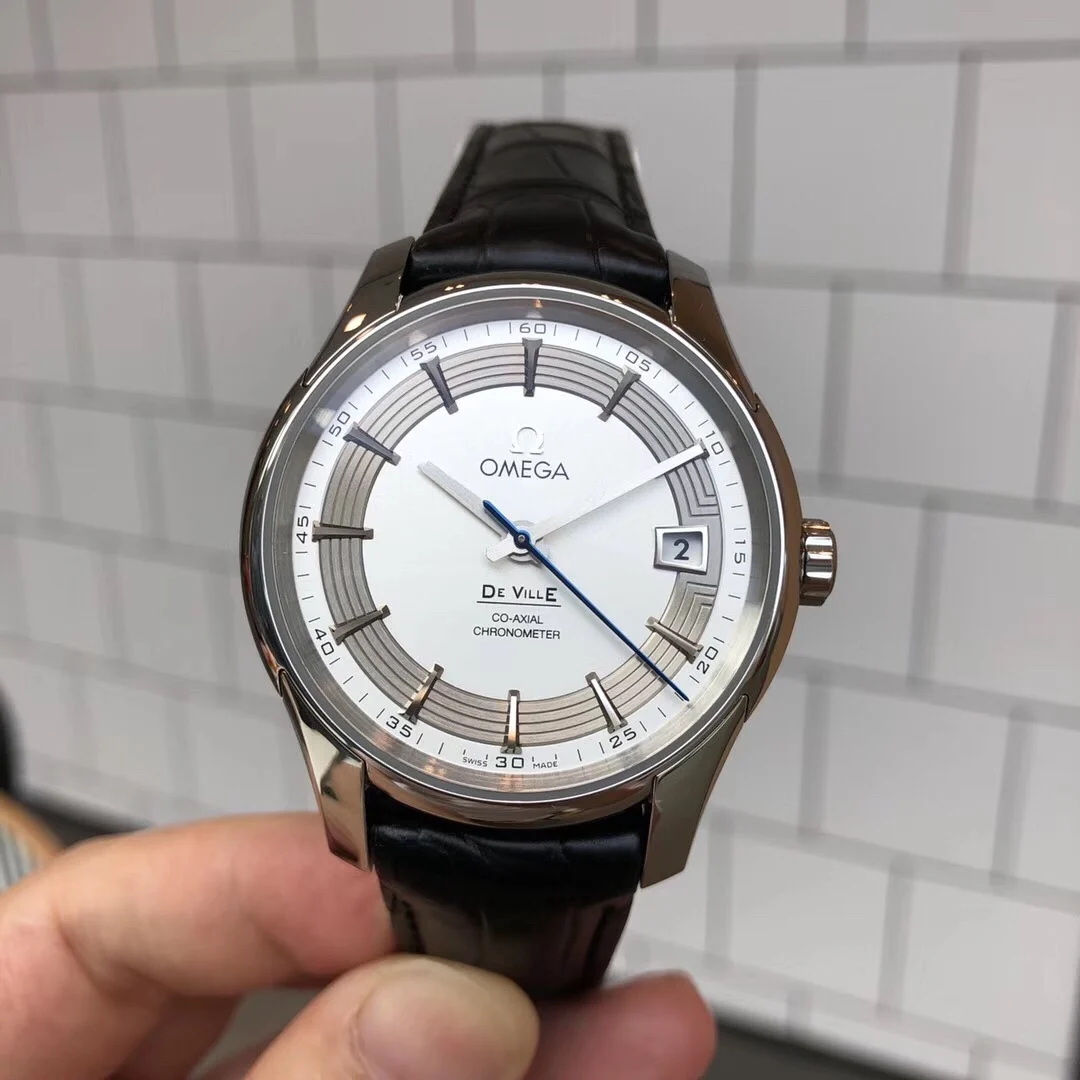 VS New Product: 41mm Alligator Leather Sapphire Crystal Glass — photographed off the sweep