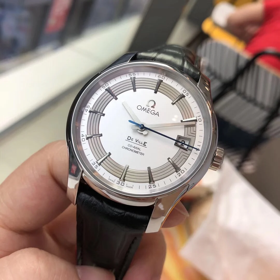 VS New Product: 41mm Alligator Leather Sapphire Crystal Glass — photographed off the sweep