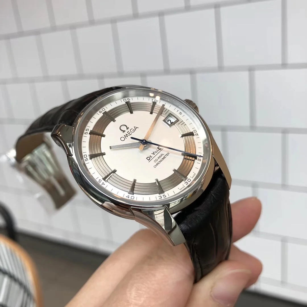 VS New Product: 41mm Alligator Leather Sapphire Crystal Glass — photographed off the sweep
