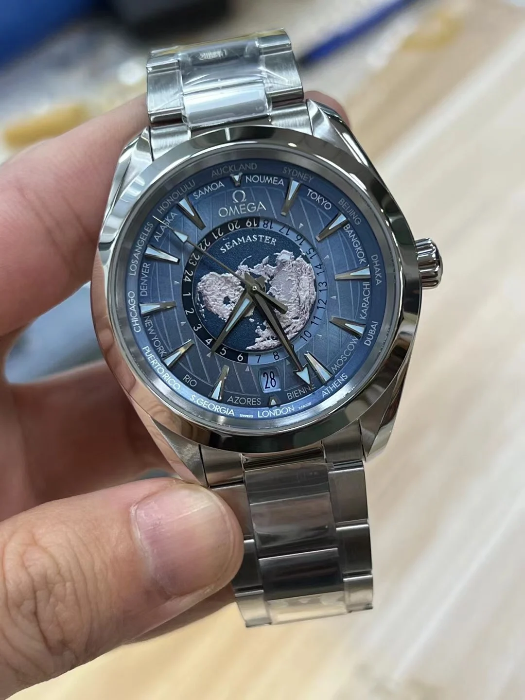 Vs World Time New Products — photographed off the sweep