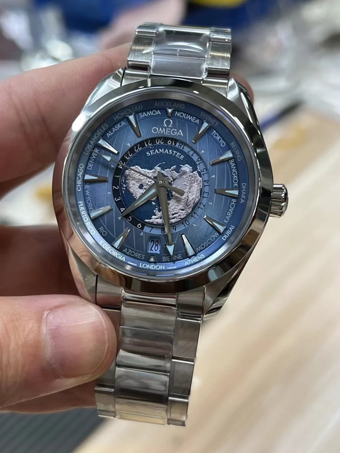 Vs World Time New Products — photographed off the sweep