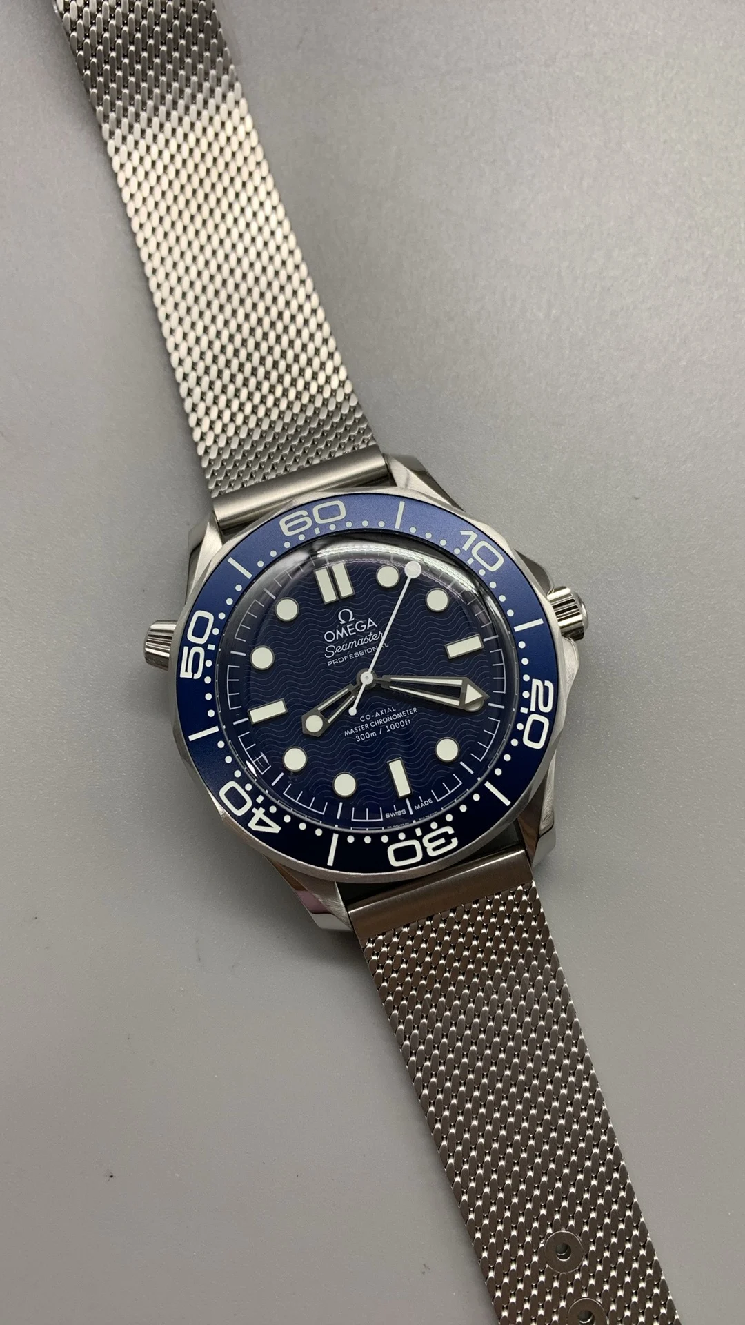 VSF, 007, Flawless Blue — photographed off the sweep