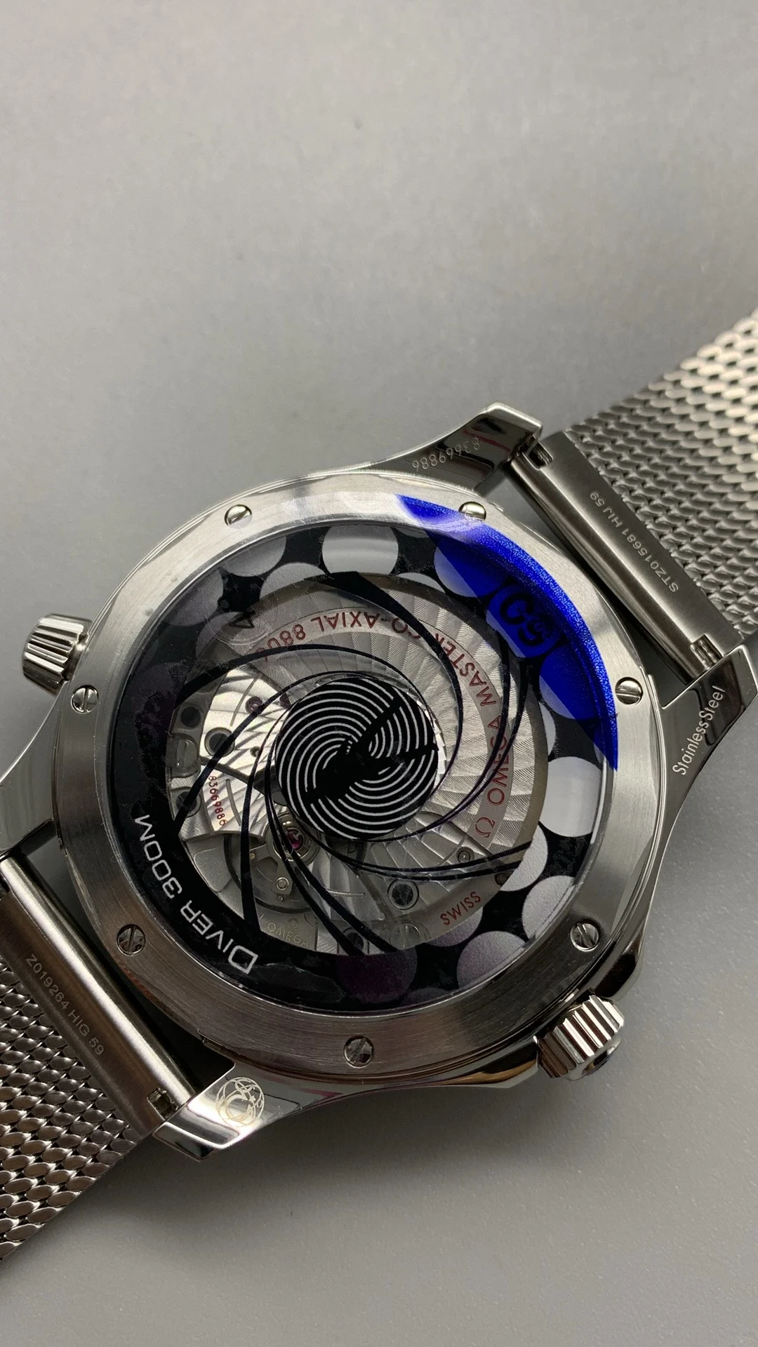 VSF, 007, Flawless Blue — photographed off the sweep