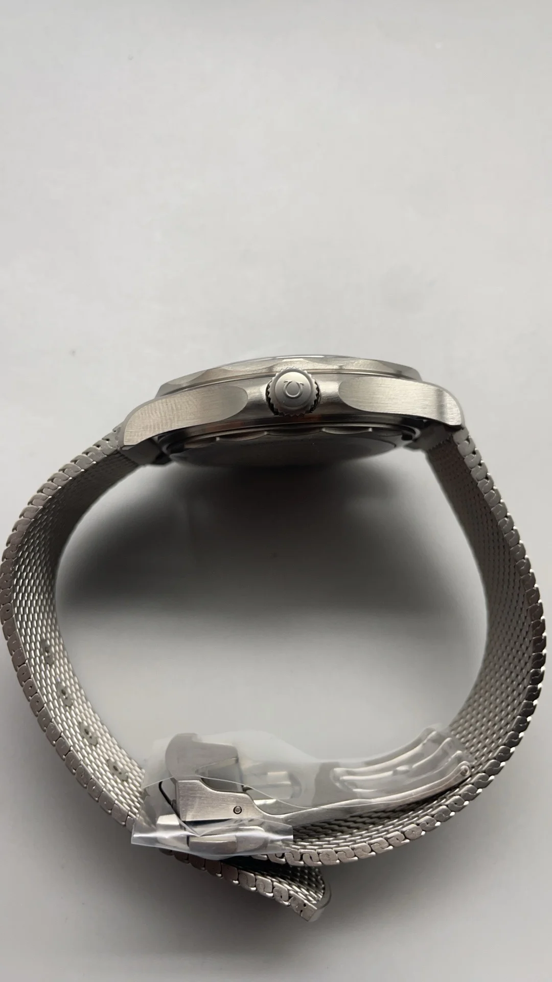 VSF, 007 Flawless, Titanium, New Movement, New Strap — photographed off the sweep