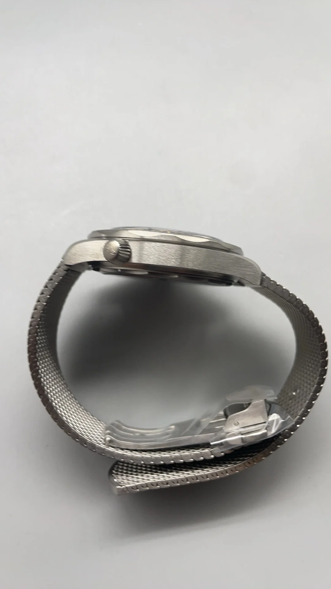 VSF, 007 Flawless, Titanium, New Movement, New Strap — photographed off the sweep