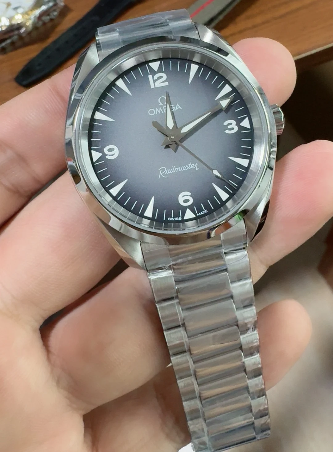VSF, 38mm, Iron Man, Smoked Grey — photographed off the sweep