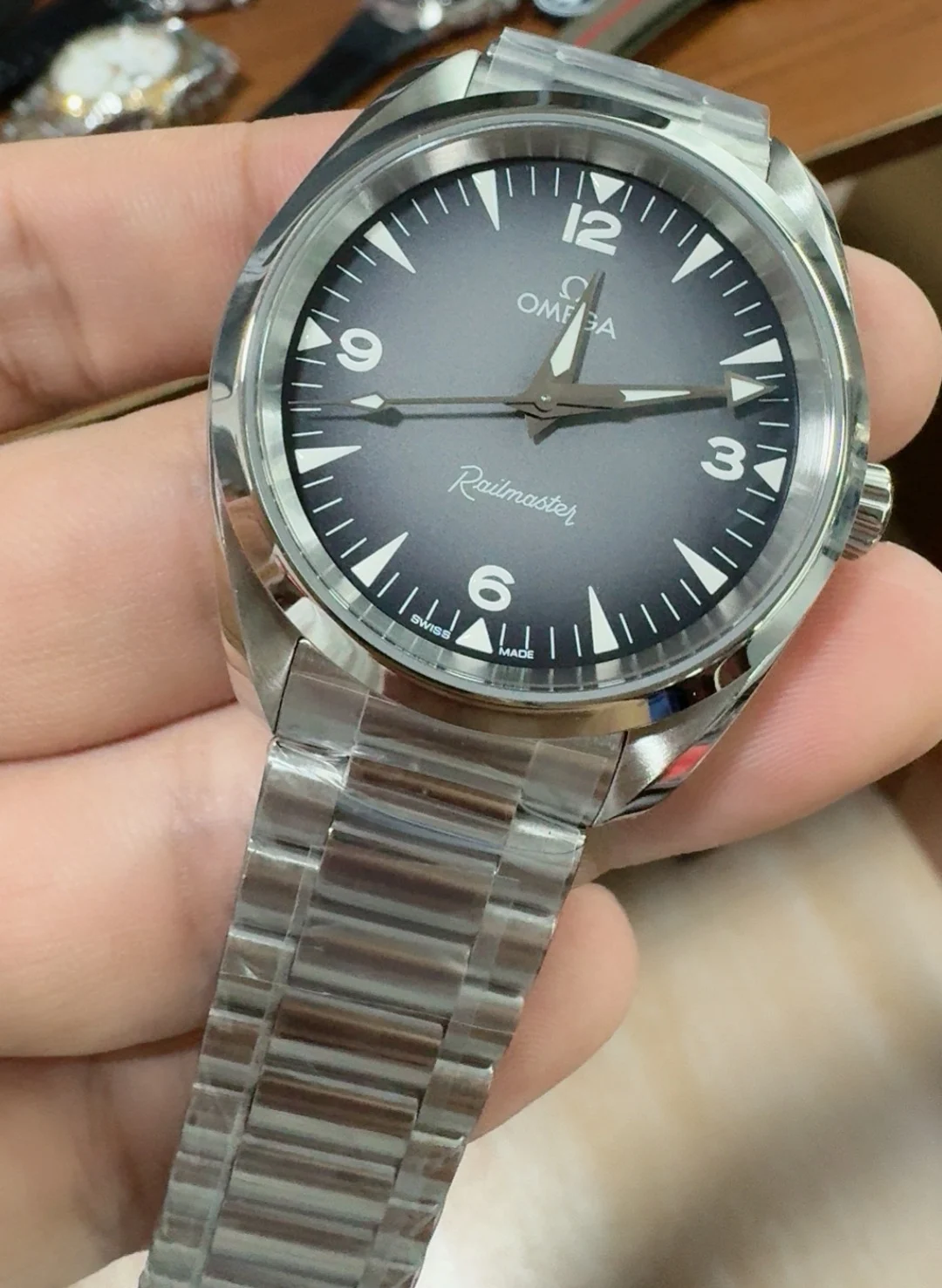 VSF, 38mm, Iron Man, Smoked Grey — photographed off the sweep