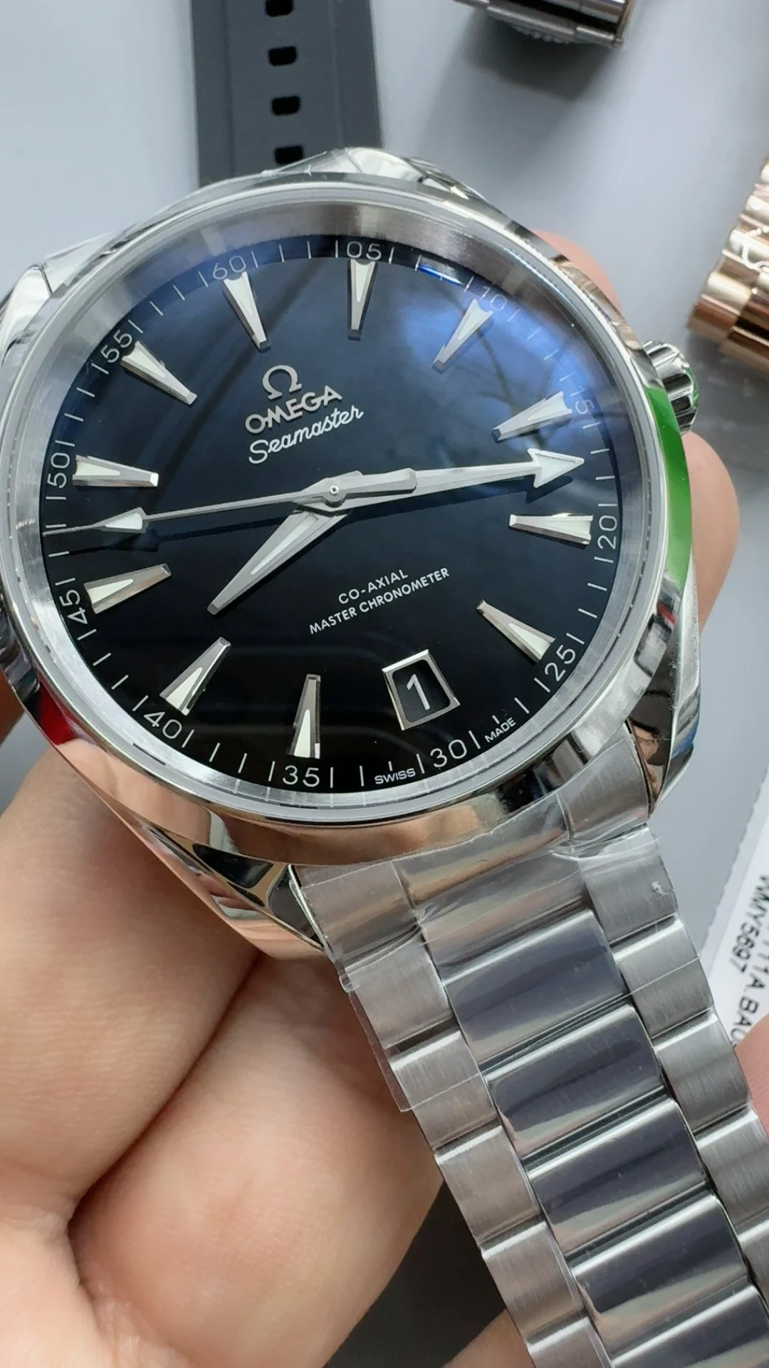 VSF, 41mm, ceramic black, 8900 — photographed off the sweep