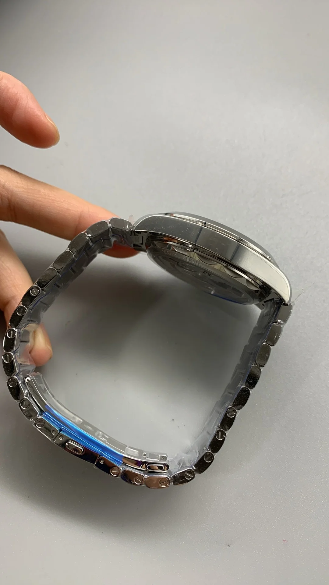 VSF, 41mm, ceramic black, 8900 — photographed off the sweep