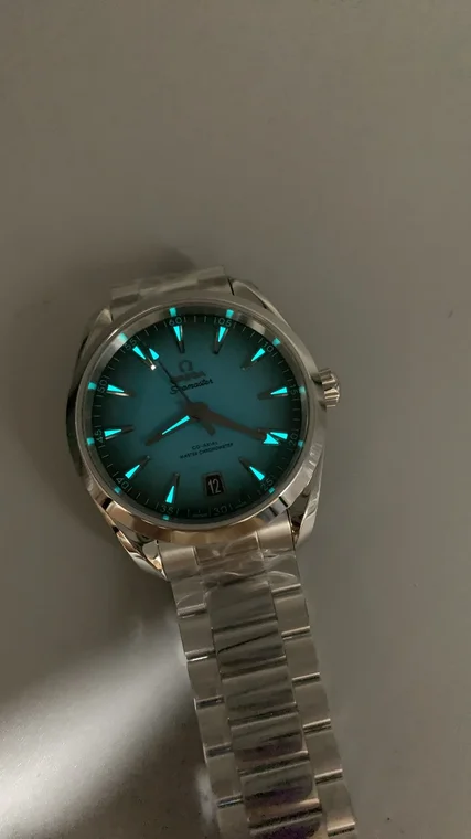 Vsf, 41mm, teak and turquoise, 8900