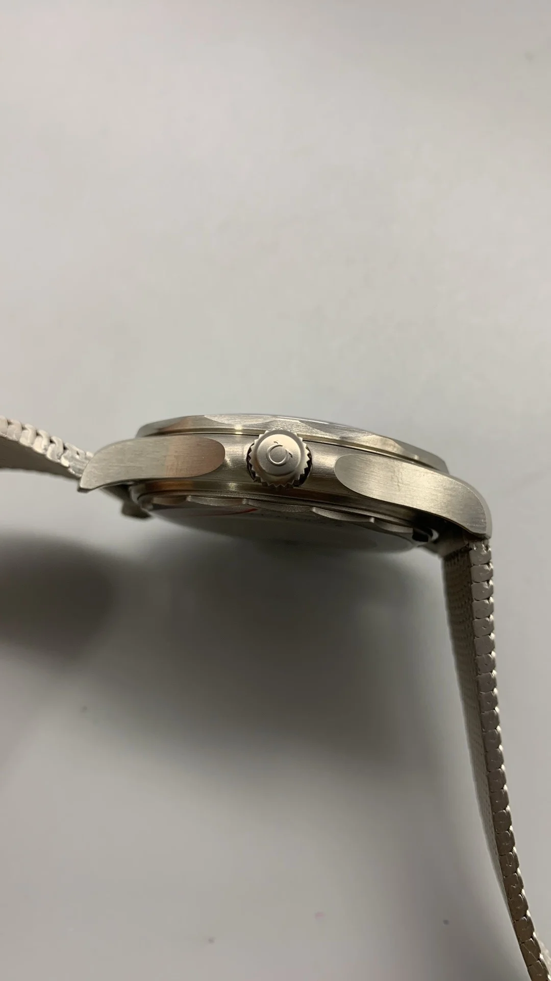 VSF, Flawless 007, Titanium, New Movement — photographed off the sweep