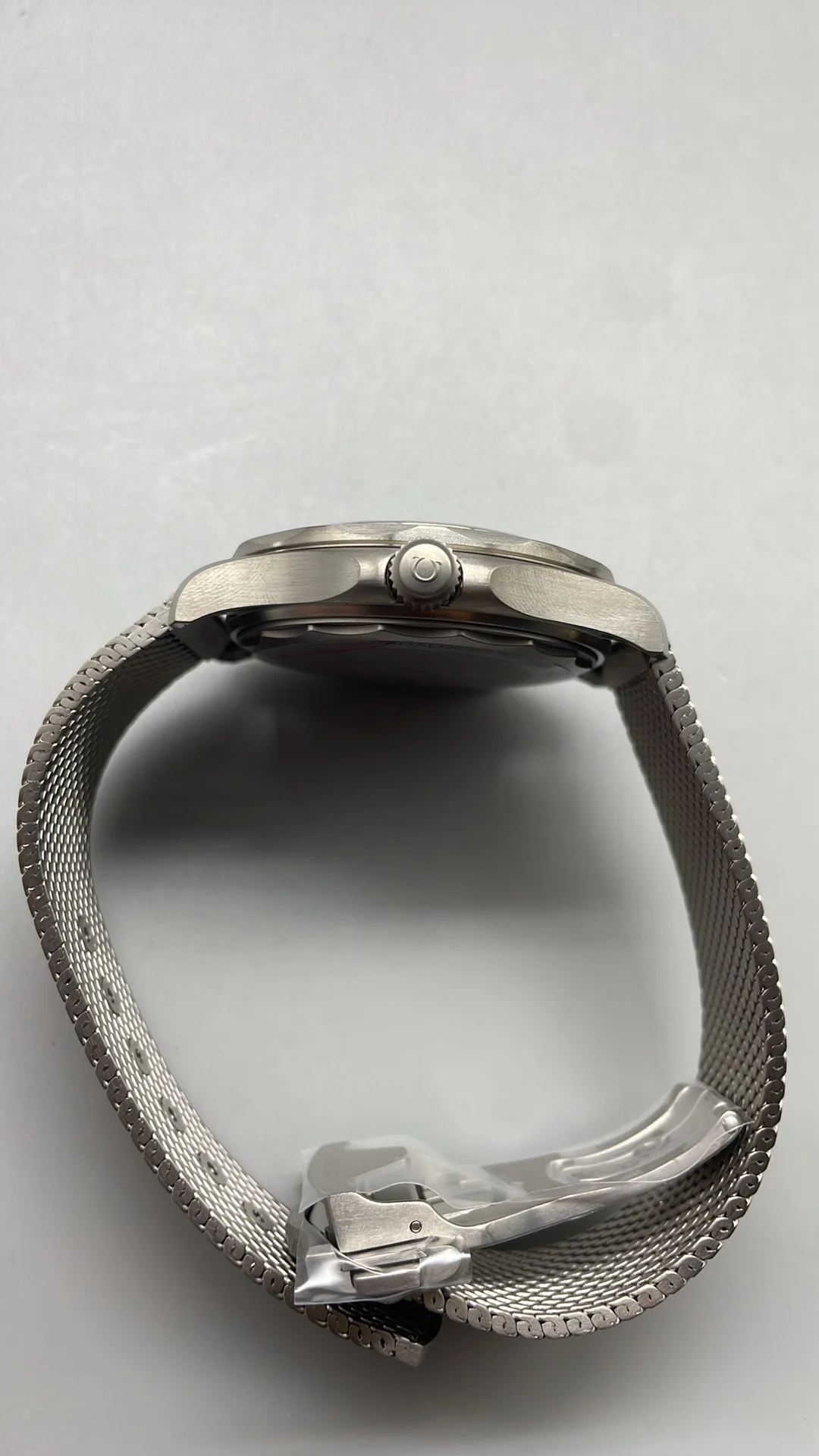VSF, titanium, 007 flawless, new movement, new strap — photographed off the sweep