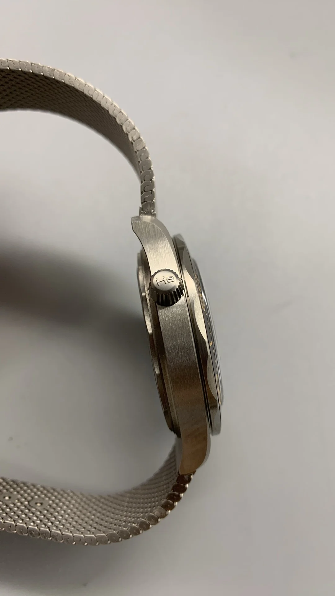 VSF, titanium, 007 flawless, new strand, new movement — photographed off the sweep