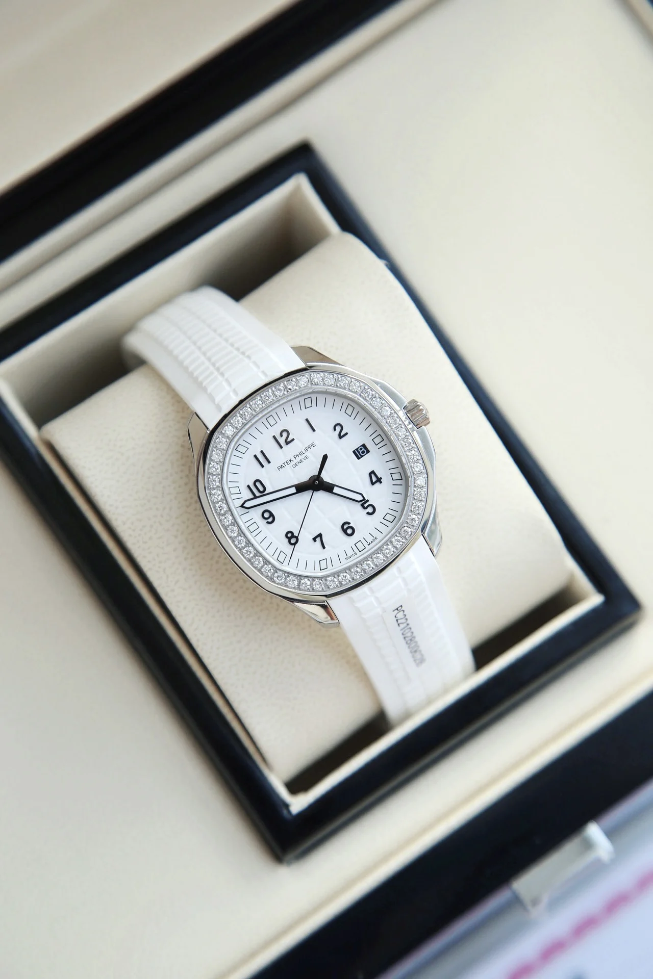 White — photographed off the sweep