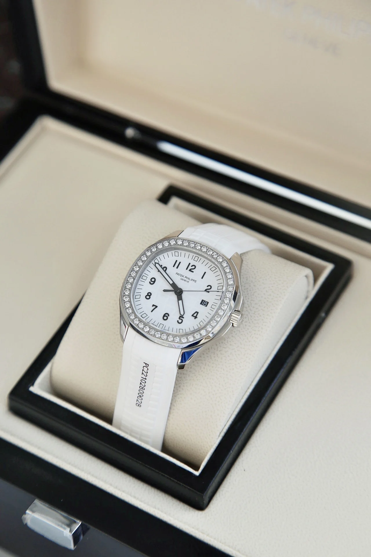 White — photographed off the sweep