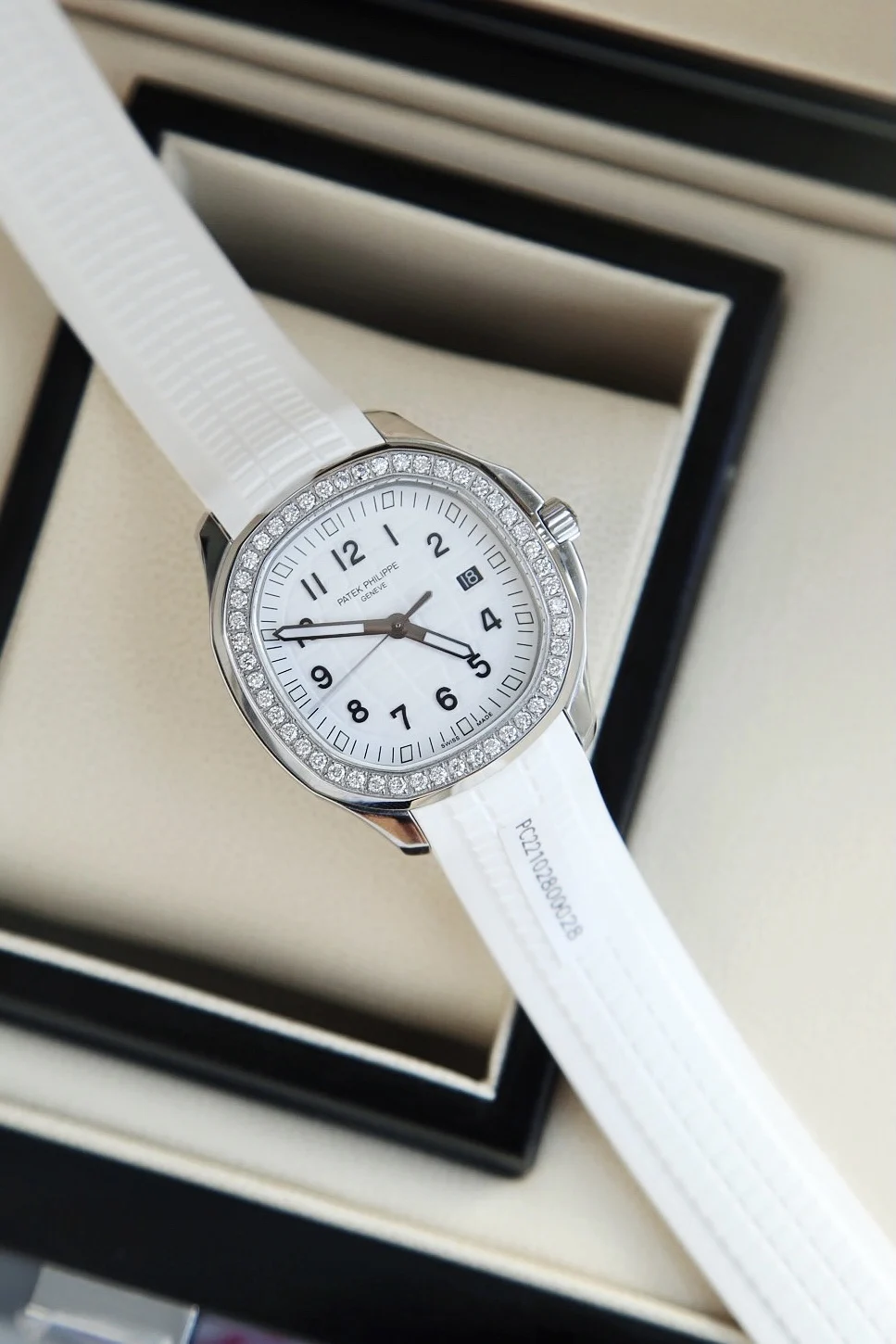 White — photographed off the sweep