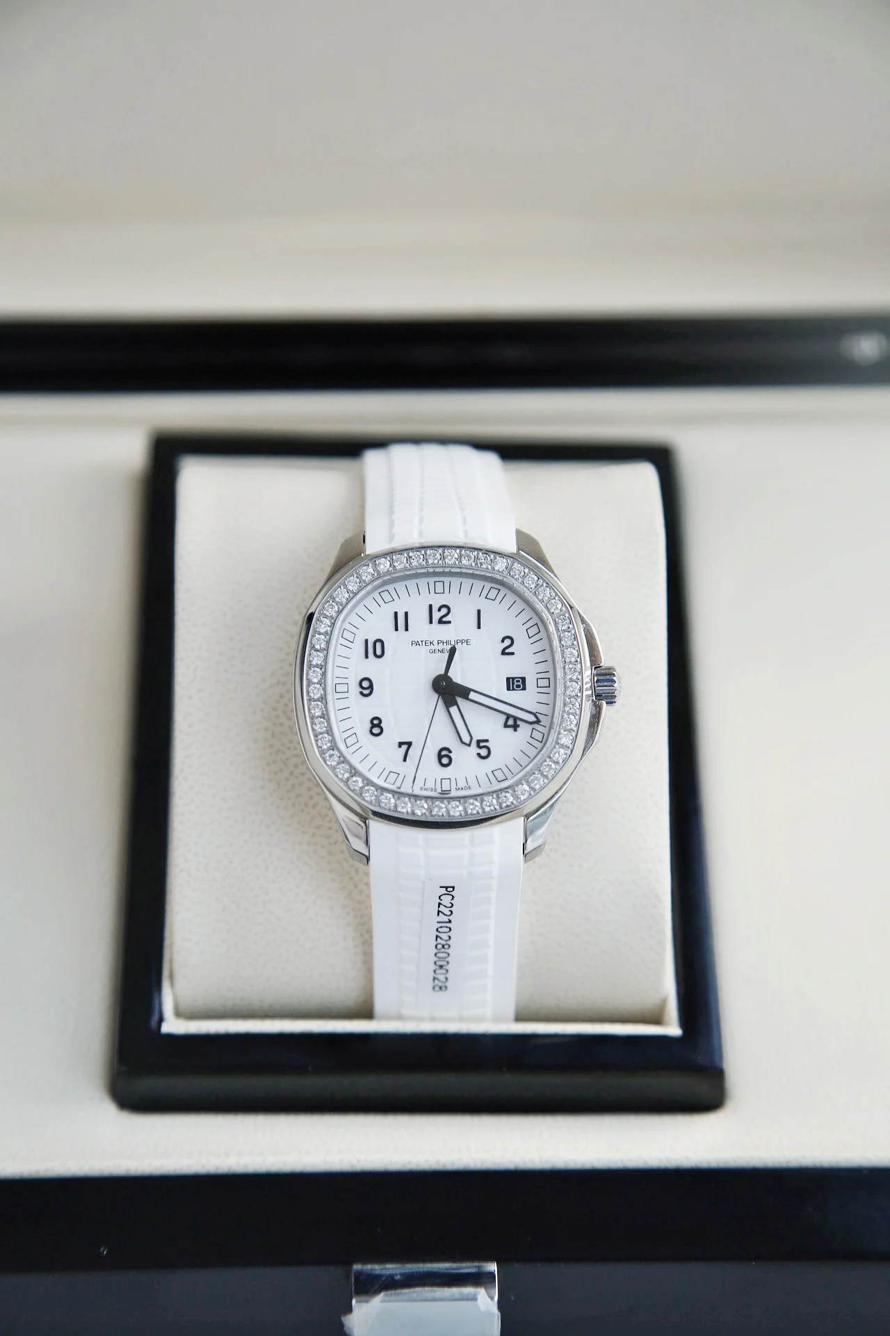 White — photographed off the sweep