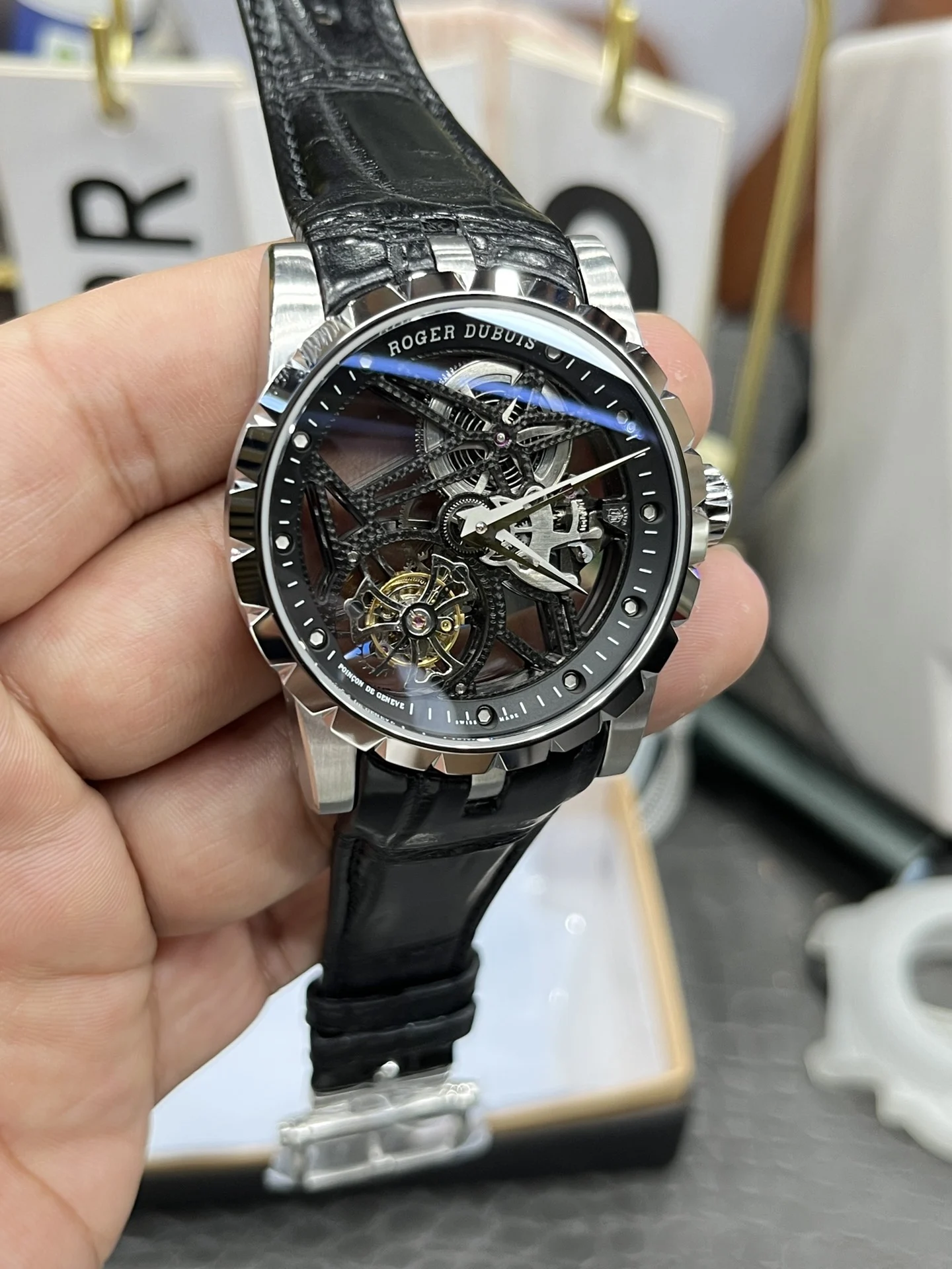 YS Roger Dubuis King Collection /RDDBEX0479/ Size 45mm*13mm/ — photographed off the sweep