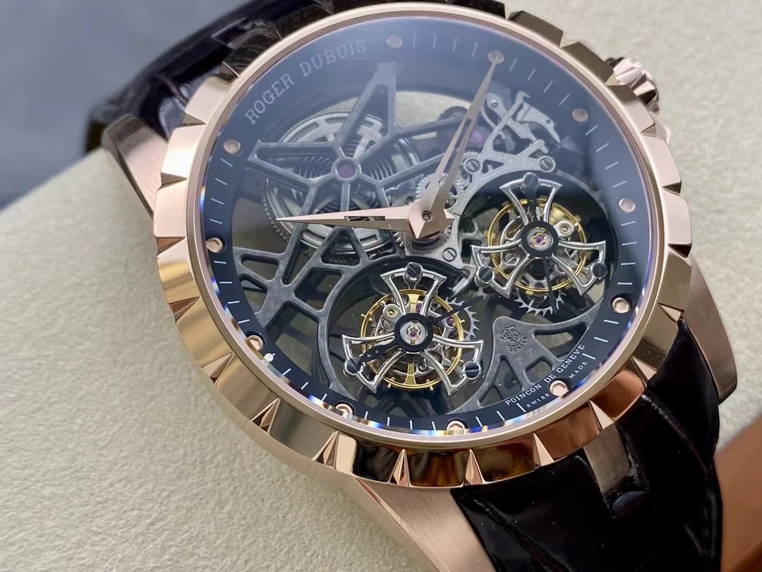YS Yongshi Roger Dolby King Collection Skeleton Dual Flight — photographed off the sweep