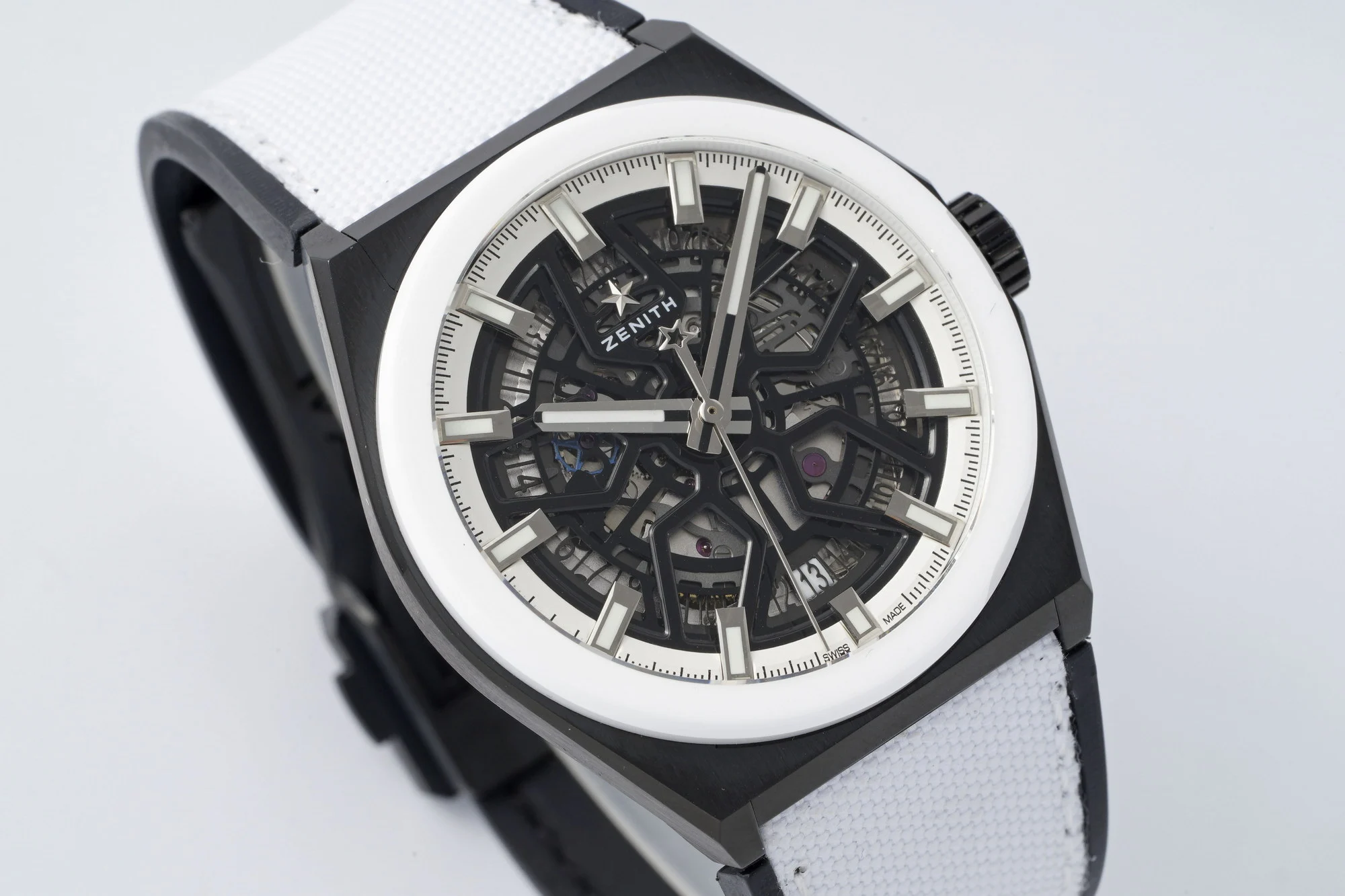 Zenith Defy — photographed off the sweep