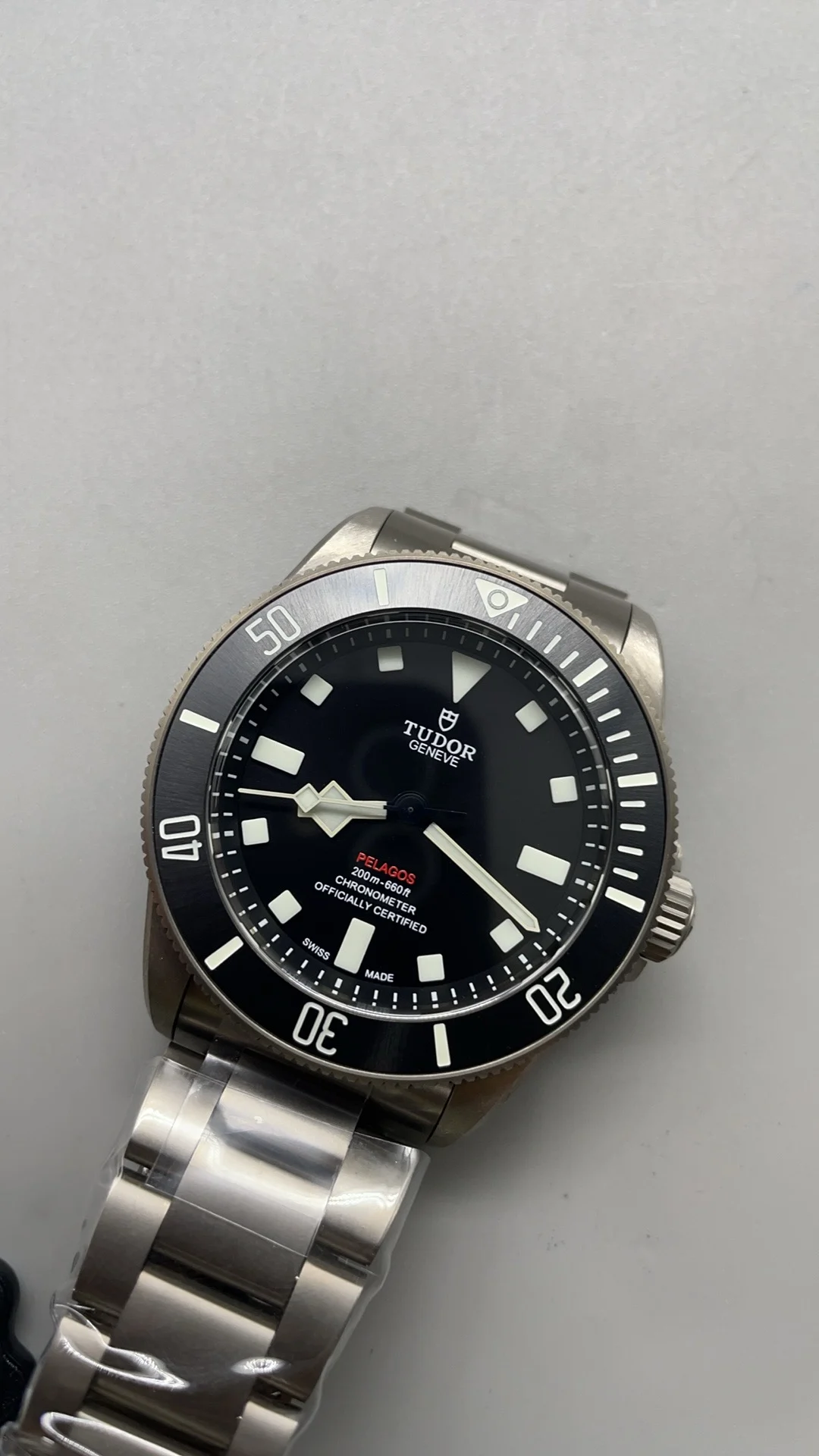 ZF, 39mm, titanium potato (likely referring to a type of metal) — photographed off the sweep