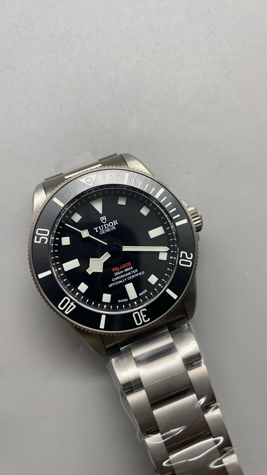 ZF, 39mm, titanium potato (likely referring to a type of metal) — photographed off the sweep