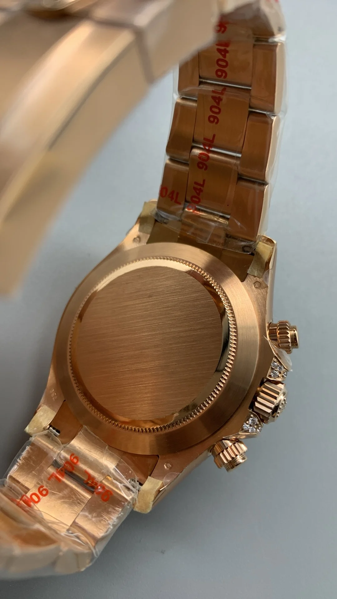 ZF, Rainbow , Rose Gold, 4130 — photographed off the sweep